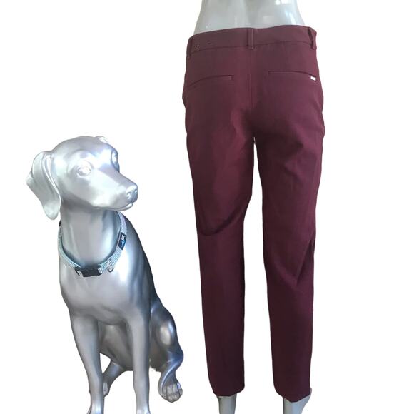 White House Black Market Slim Ankle Purple Pants Trousers Women’s Size 4 - Picture 1 of 7